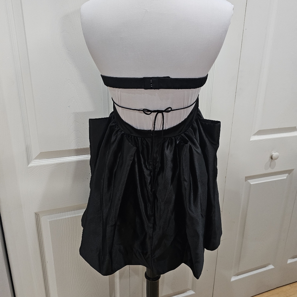 ~SOLD~ Dolls Kill For Love and Lemons Black Lace Virginia Mini Dress w Gloves S - Picture 4 of 10